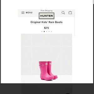 HUNTER BOOTS Kids